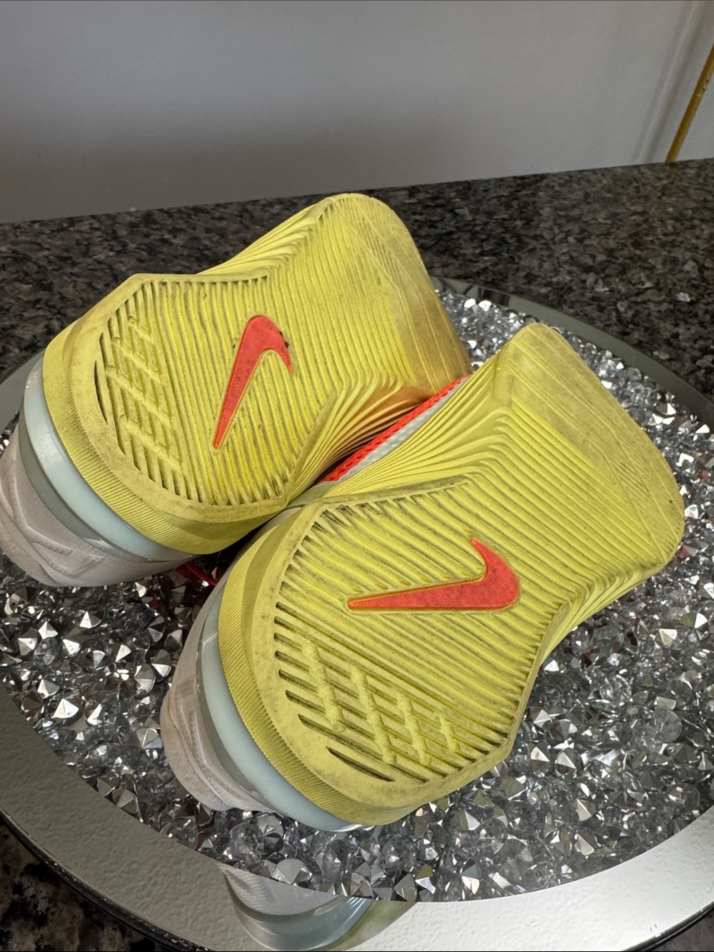 Nike metcon 6 Coral and Yellow Low-Top athletic Sneakers EUC 8 - Picture 8 of 10